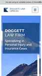 Mobile Screenshot of doggettlawoffice.net