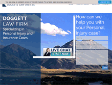 Tablet Screenshot of doggettlawoffice.net